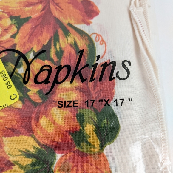 Bardwil linens Autumn garden napkins set of 4 - Picture 4 of 7